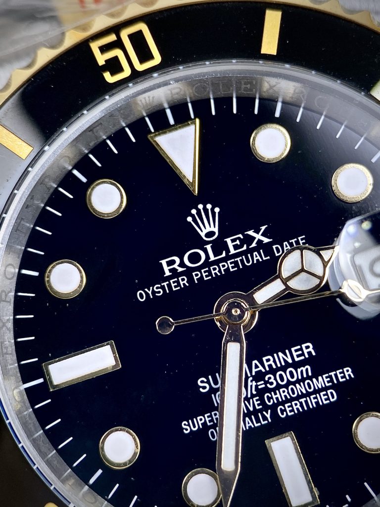 Đồng hồ nam Rolex Submariner Automatic nhật demi gold nam 41mm