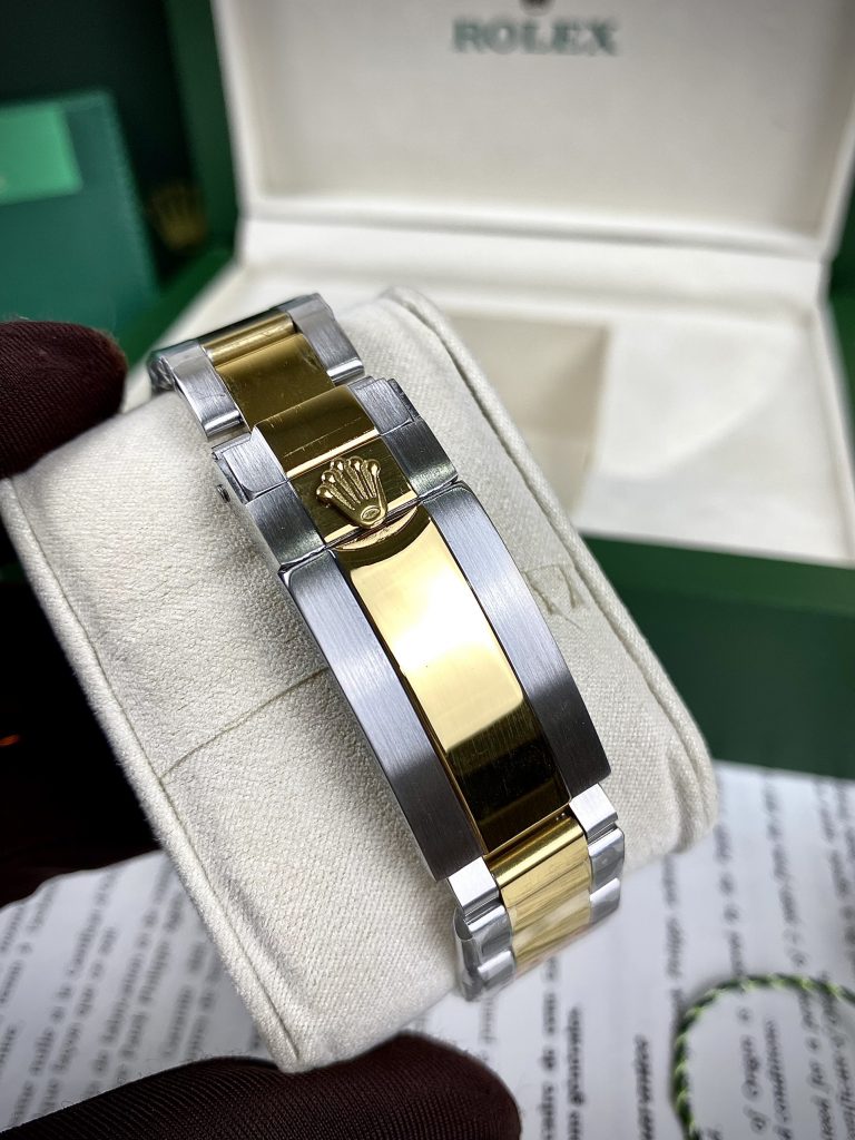 Đồng hồ nam Rolex Submariner Automatic nhật demi gold nam 41mm
