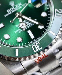 Đồng hồ nam Rolex Submariner Fake 11 máy cơ Nhật mặt xanh lá cây
