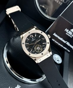 Đồng hồ Hublot Automatic cơ lộ máy Nhật Fake cao cấp màu đen 42mm