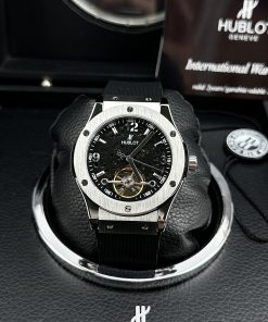 Đồng hồ Hublot Automatic cơ lộ máy Nhật Fake cao cấp màu đen 42mm