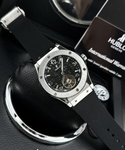 Đồng hồ Hublot Automatic cơ lộ máy Nhật Fake cao cấp màu đen 42mm