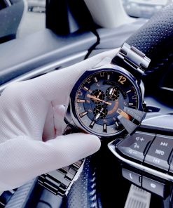 Đồng hồ Diesel DZ-4391 Mega Chief nam giá rẻ màu đen Like Auth 48mm