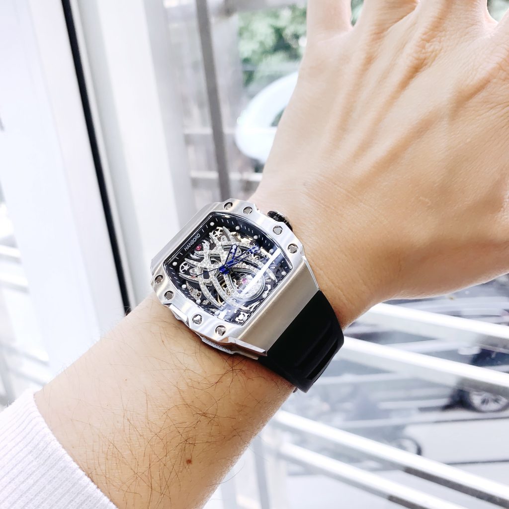 Đồng Hồ Hanboro cơ nam automatic lộ máy chính hãng giá rẻ
