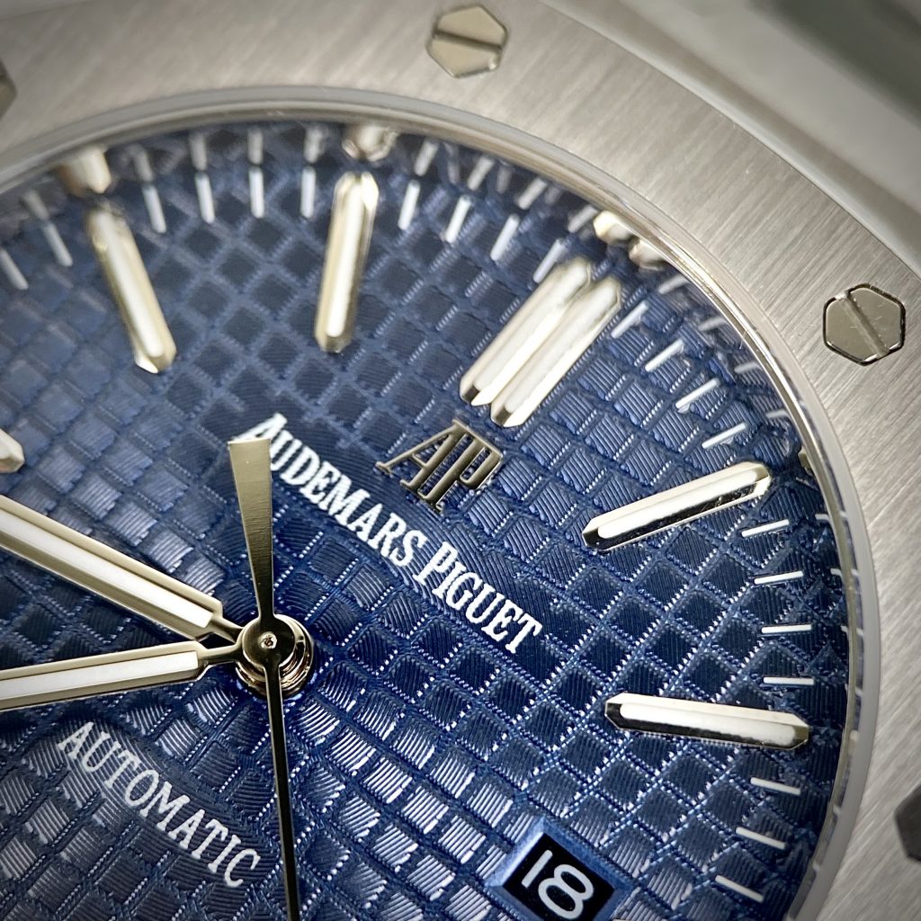 Đồng hồ Audemars Piguet Automatic nam dây kim loại mặt xanh 41mm