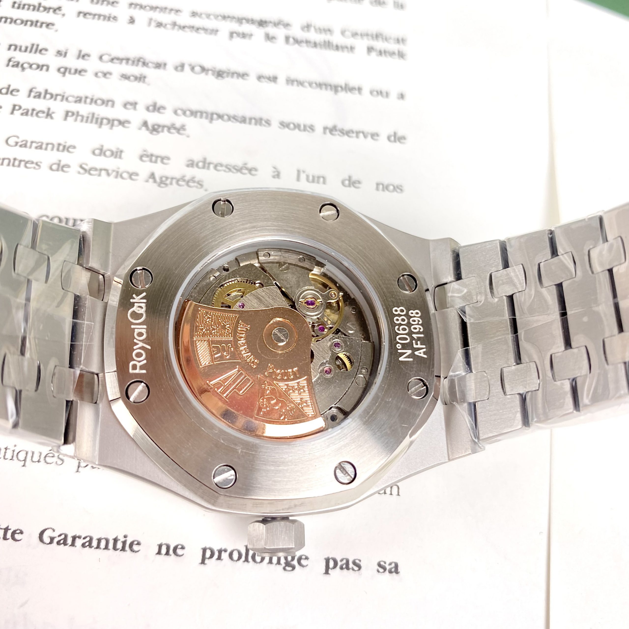 Đồng hồ Audemars Piguet Automatic nam dây kim loại mặt xanh 41mm Đồng hồ Audemars Piguet Automatic nam dây kim loại mặt xanh 41mm