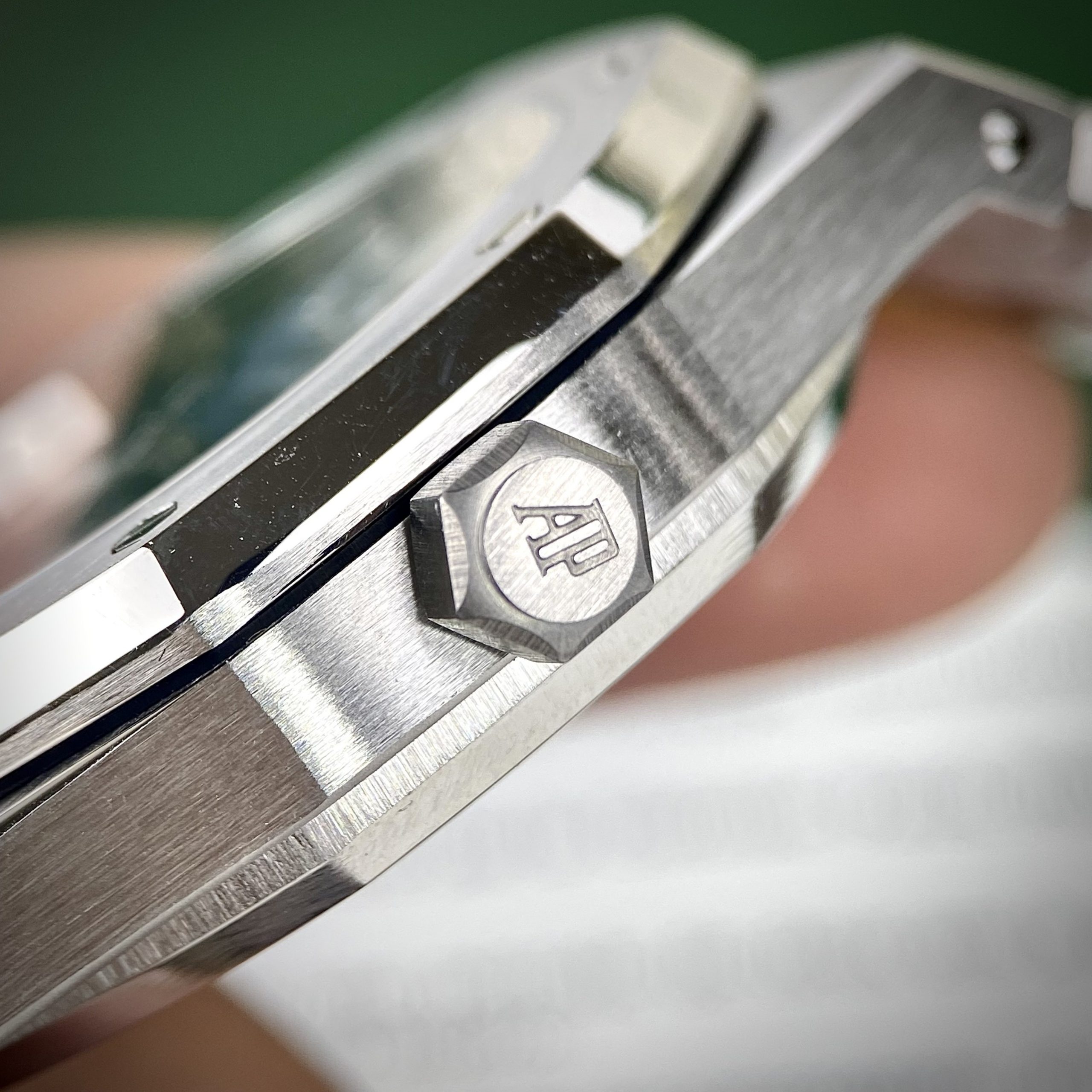 Đồng hồ Audemars Piguet Automatic nam dây kim loại mặt xanh 41mm Đồng hồ Audemars Piguet Automatic nam dây kim loại mặt xanh 41mm