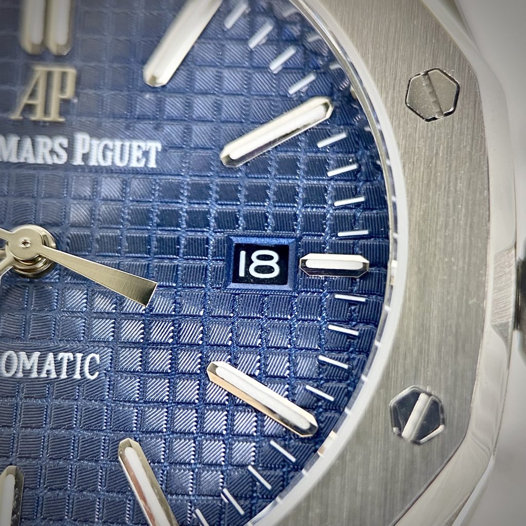 Đồng hồ Audemars Piguet Automatic nam dây kim loại mặt xanh 41mm