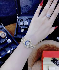 Đồng hồ nữ cao cấp Royal Crown đính đá mặt chải tia like auth