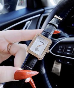 Đồng hồ nữ Chanel Boy Friend Like Auth giá rẻ màu vàng hồng 30x34mm