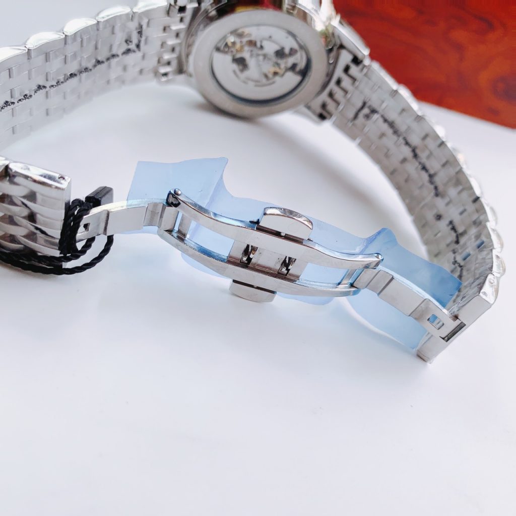 Đồng hồ Huboler nam chính hãng Huboler by Hanboro Automatic dây kim loại 44mm