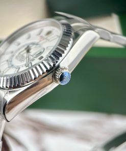 Đồng hồ Rolex Sky-Dweller Oyster Perpetual Gold Super Fake 2 màu 41mm