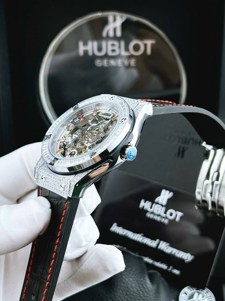 Đồng hồ Hublot nam đính đá Hublot Classion Fusion máy cơ Tourbillon 42mm