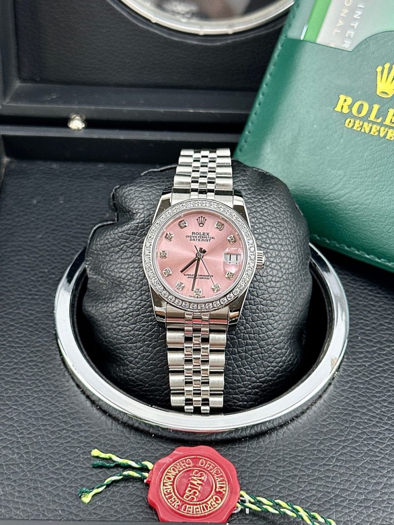 Đồng hồ Rolex nữ máy cơ tự động Rolex DateJust super fake 31mm