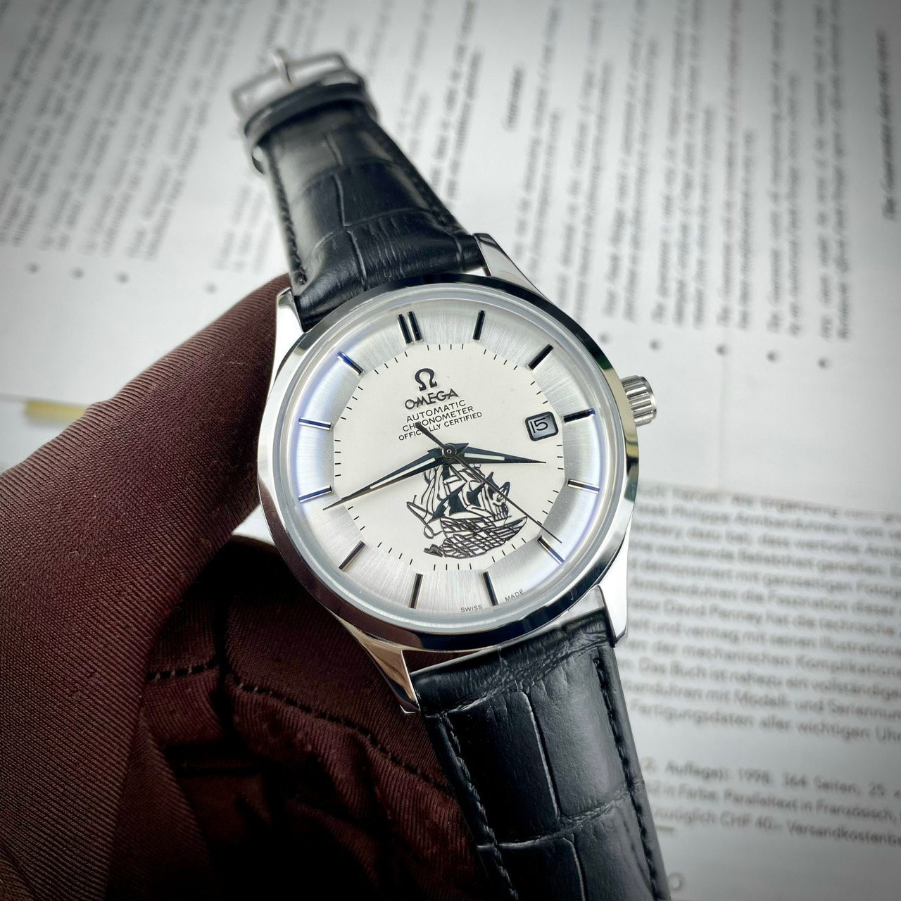 Đồng hồ Omega Automatic thuận buồm xuôi gió nam Fake 11 Nhật 40mm Đồng hồ Omega Automatic thuận buồm xuôi gió nam Fake 11 Nhật 40mm