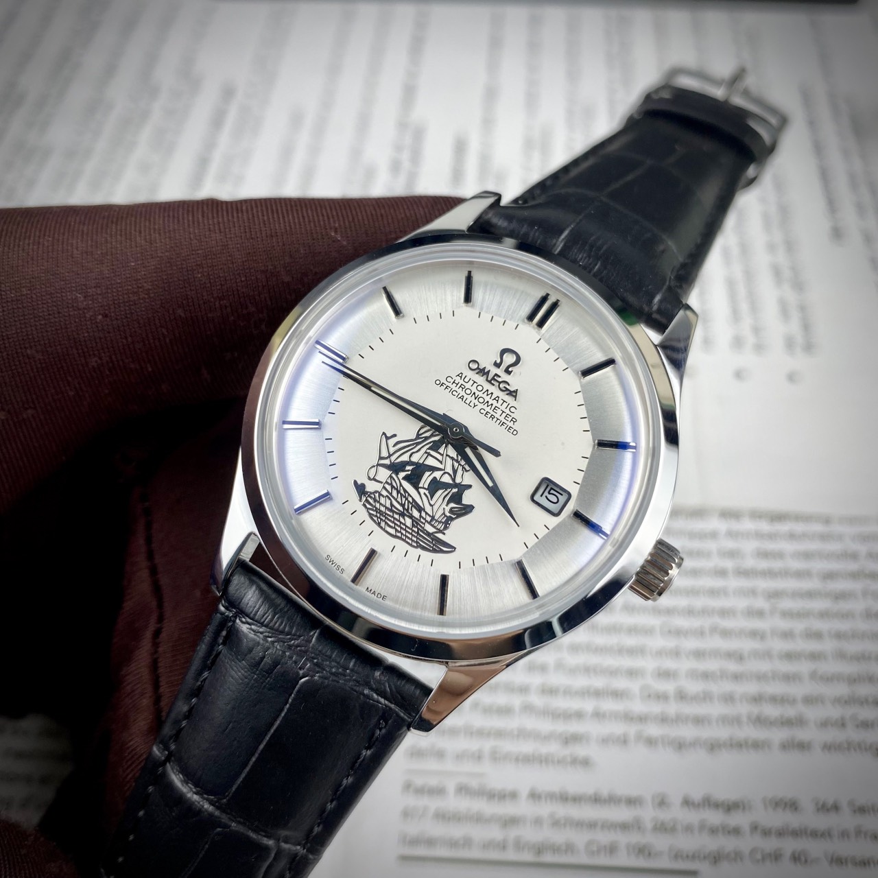 Đồng hồ Omega Automatic thuận buồm xuôi gió nam Fake 11 Nhật 40mm Đồng hồ Omega Automatic thuận buồm xuôi gió nam Fake 11 Nhật 40mm