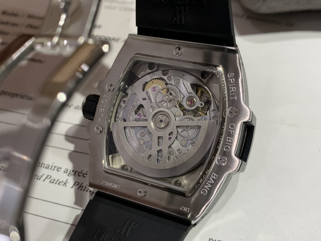 Đồng hồ Hublot Spirit of Big Bang Replica 1 1 cao cấp màu xanh dương MSF