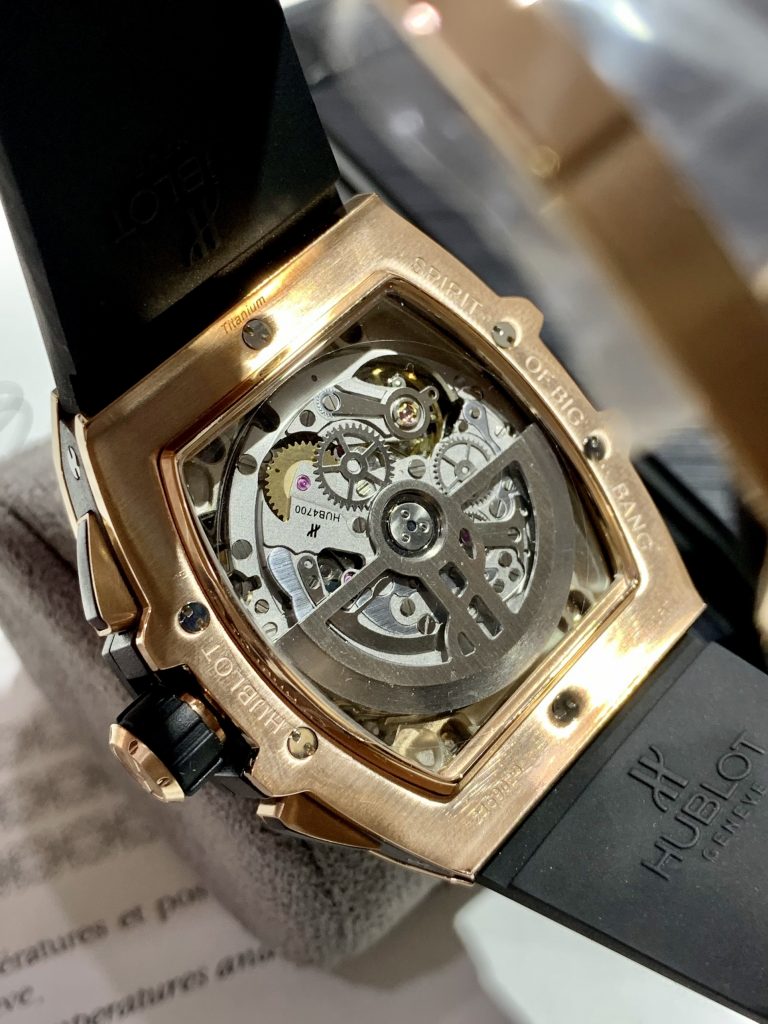 Đồng hồ Hublot Spirit of Big Bang King Gold Blue Replica 11 MS Factory