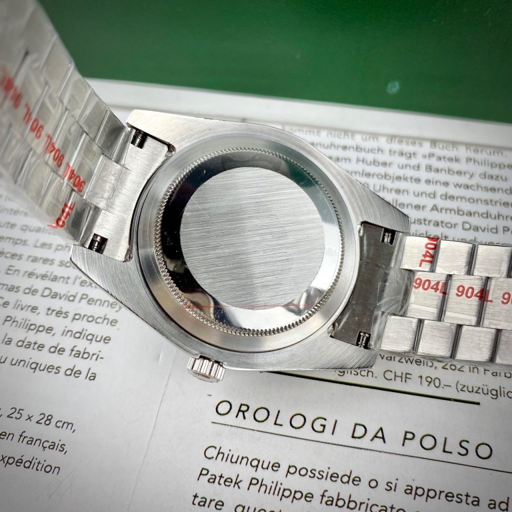 Đồng hồ nam Rolex Super Fake máy nhật Day-Date dây kim loại 40mm