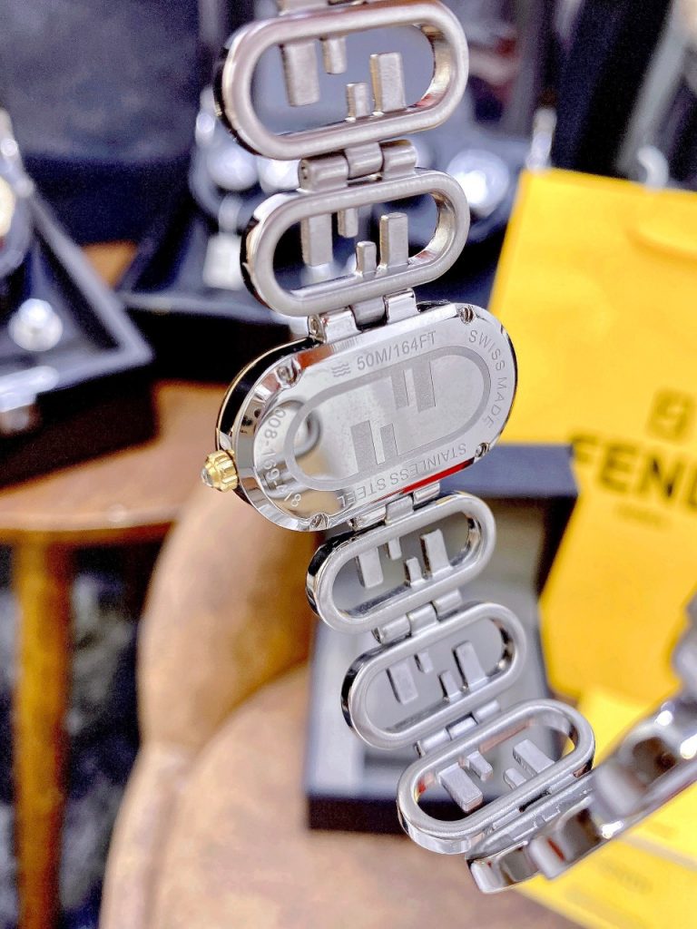 Đồng hồ nữ dây kim loại FENDI HORIZONTAL LADY WATCH like auth 20x35mm