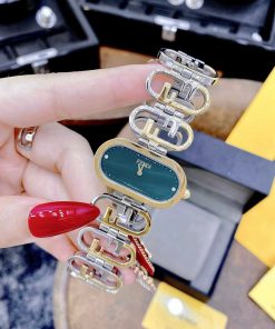 Đồng hồ nữ dây kim loại FENDI HORIZONTAL LADY WATCH like auth 20x35mm