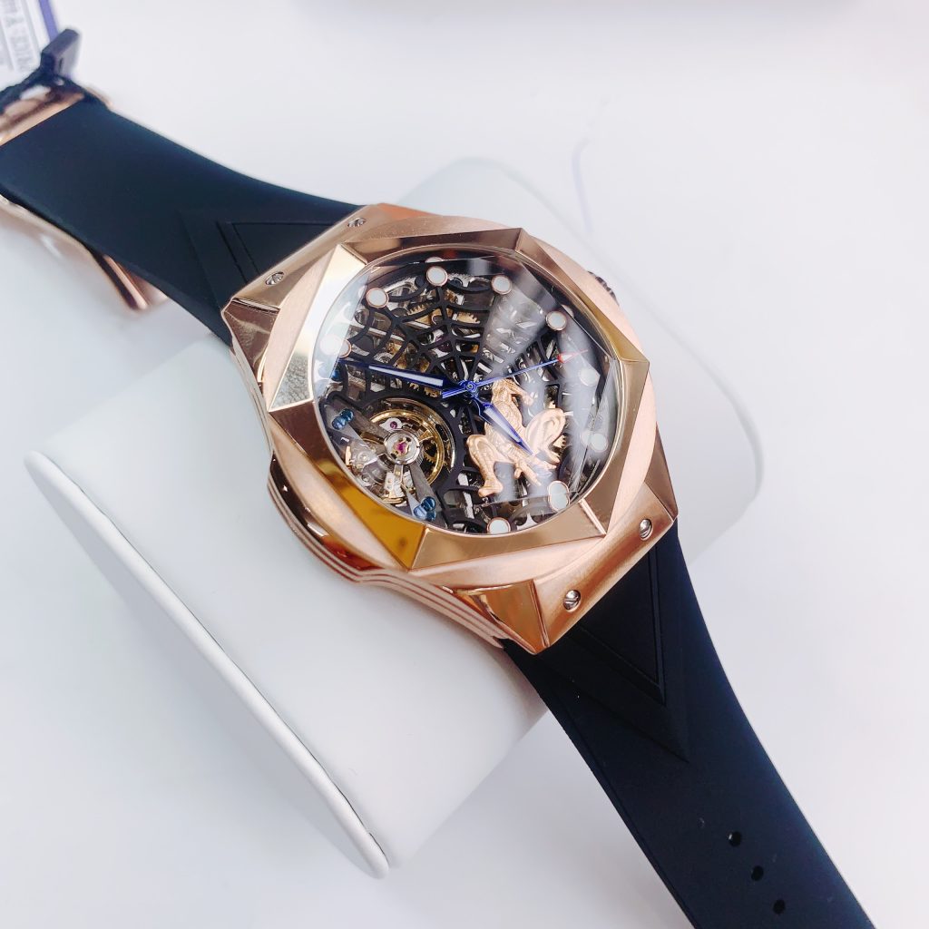 Đồng hồ chính hãng Hanboro nam máy cơ Automatic Nhật giá rẻ 44mm