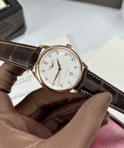 Đồng Hồ cơ Automatic Longines Master dây da màu demi 40mm