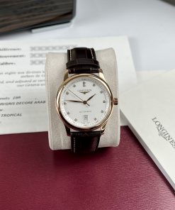 Đồng Hồ cơ Automatic Longines Master dây da màu demi 40mm