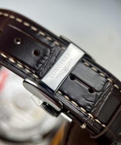 Đồng hồ Longines nam mặt trắng Automatic Thụy Sỹ 40mm