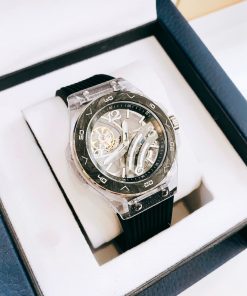 Đồng hồ Hanboro nam máy lộ cơ chính hãng vỏ dạ quang 43mm