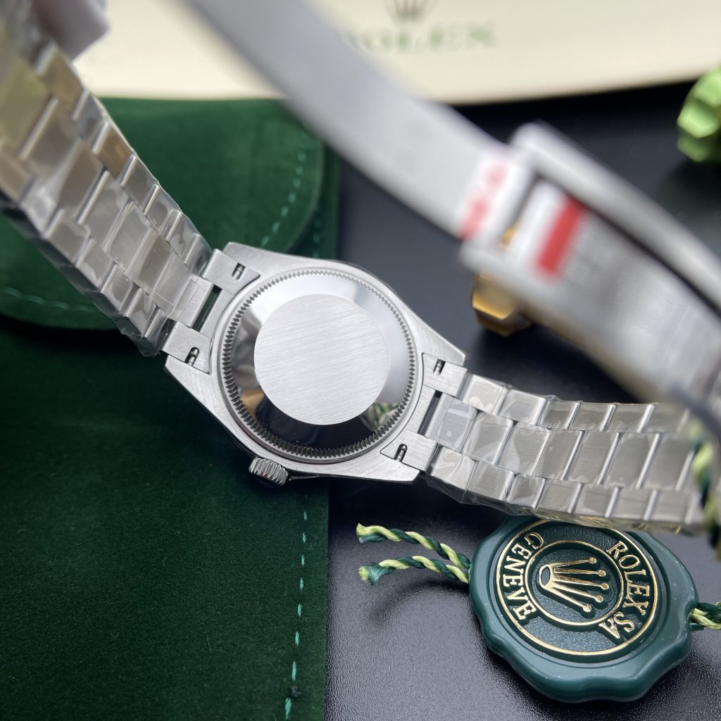 Đồng hồ Rolex Datejust mặt số cánh bướm đính đá Replica 11 màu trắng 31mm