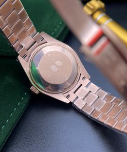Đồng hồ nữ Rolex Datejust Replica 11 mặt số cánh bướm màu vàng hồng 31mm