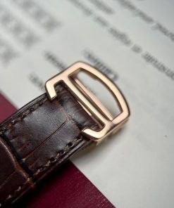 Đồng hồ cơ nam dây da Cartier Drive de Cartier replica 1:1