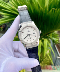 Đồng hồ Hublot nam dây cao su Hublot Classic Fusion máy cơ mặt trắng - DWatch