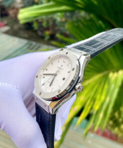 Đồng hồ Hublot nam dây cao su Hublot Classic Fusion máy cơ mặt trắng - DWatch