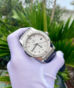 Đồng hồ Hublot nam dây cao su Hublot Classic Fusion máy cơ mặt trắng - DWatch