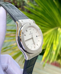 Đồng hồ Hublot nam dây cao su Hublot Classic Fusion máy cơ mặt trắng - DWatch