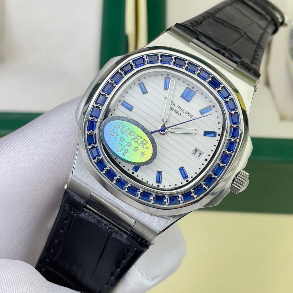 Đồng hồ nam Patek Philippe Nautilus Super Fake cao cấp 40mm