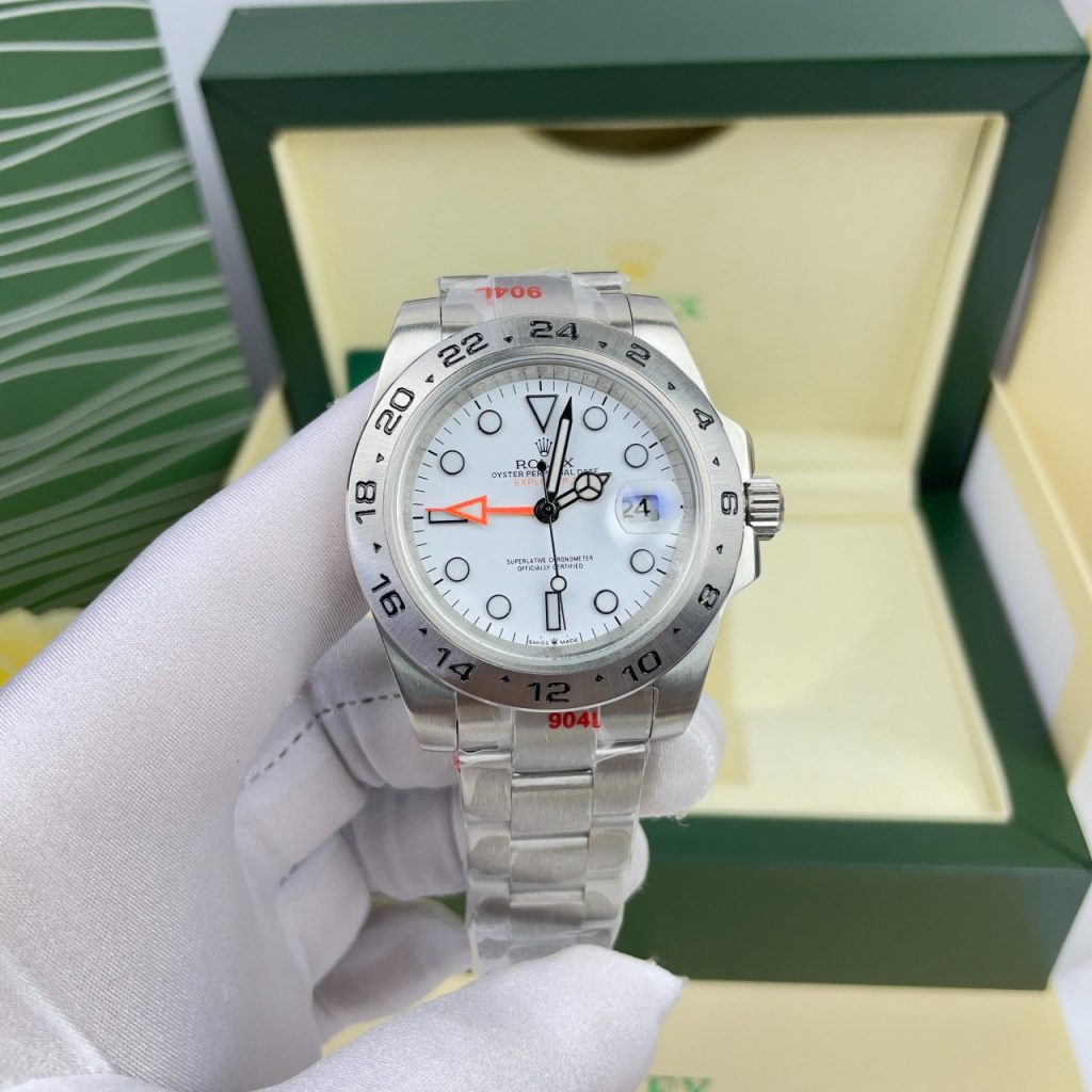 Đồng hồ nam dây kim loại Rolex Oyster Perpetual fake cao cấp 40mm