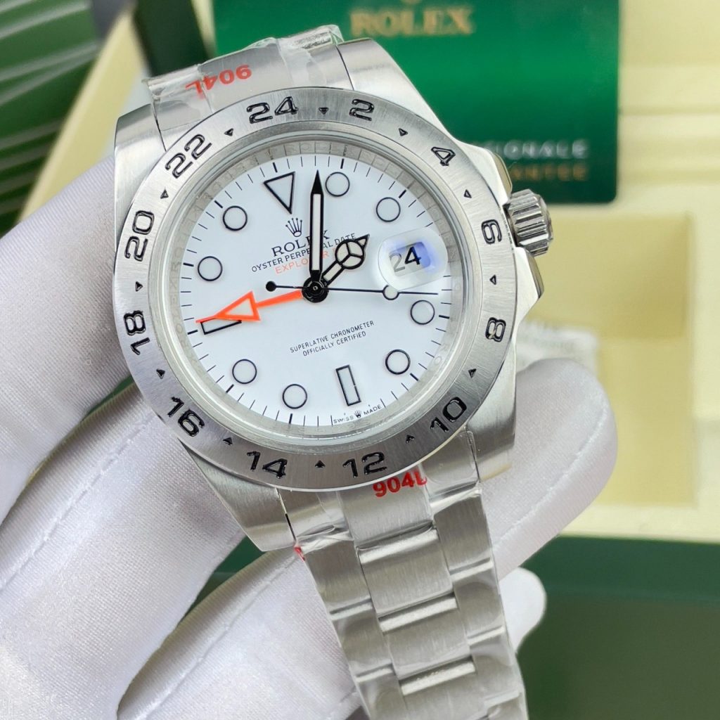 Đồng hồ nam dây kim loại Rolex Oyster Perpetual fake cao cấp 40mm