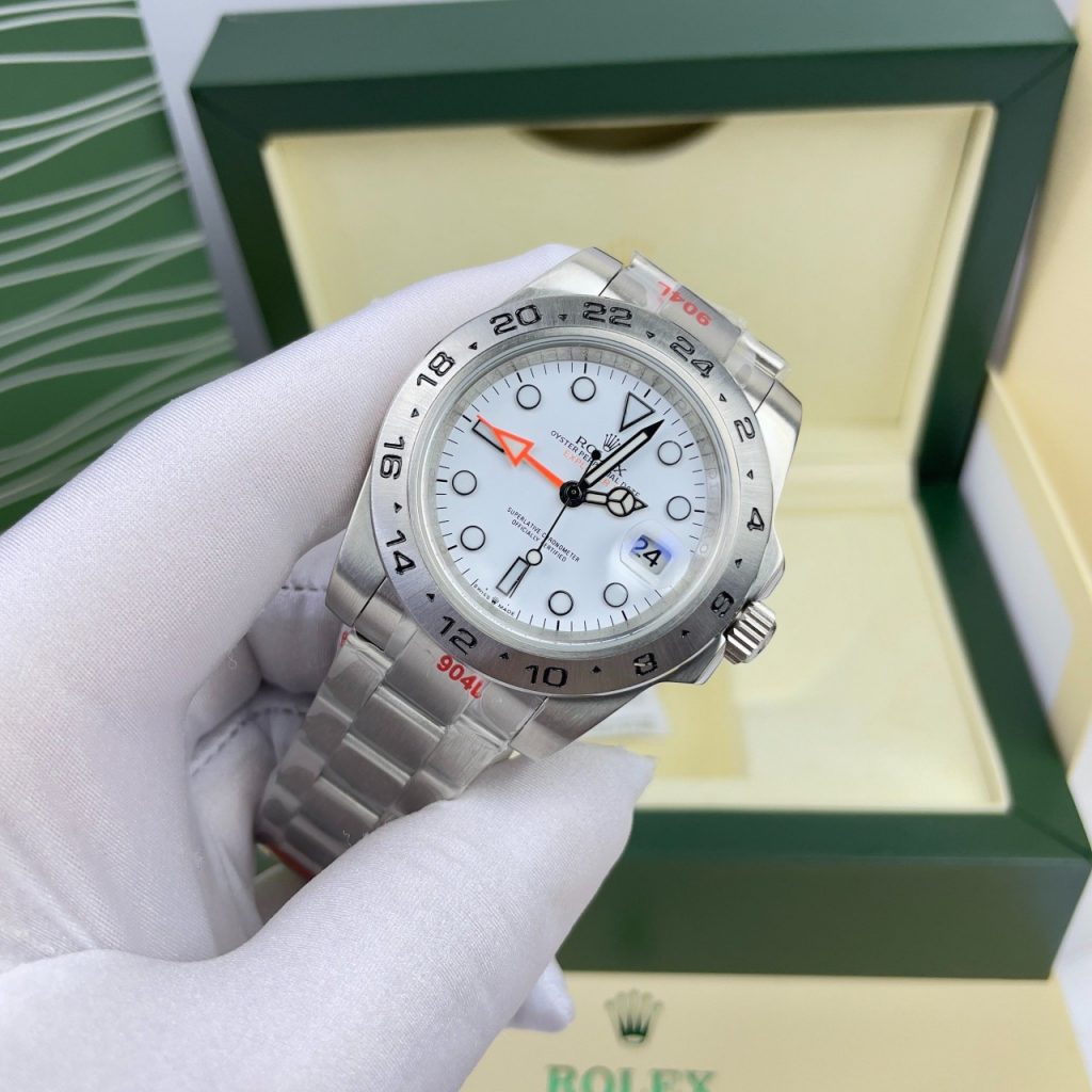 Đồng hồ nam dây kim loại Rolex Oyster Perpetual fake cao cấp 40mm