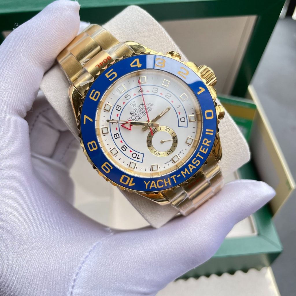 Đồng hồ Rolex nam máy cơ Rolex Yacht-Master ll fake cao cấp 44mm