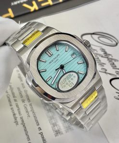 Đồng hồ fake cao cấp Patek Philippe Nautilus nam máy cơ automatic nhật 40mm