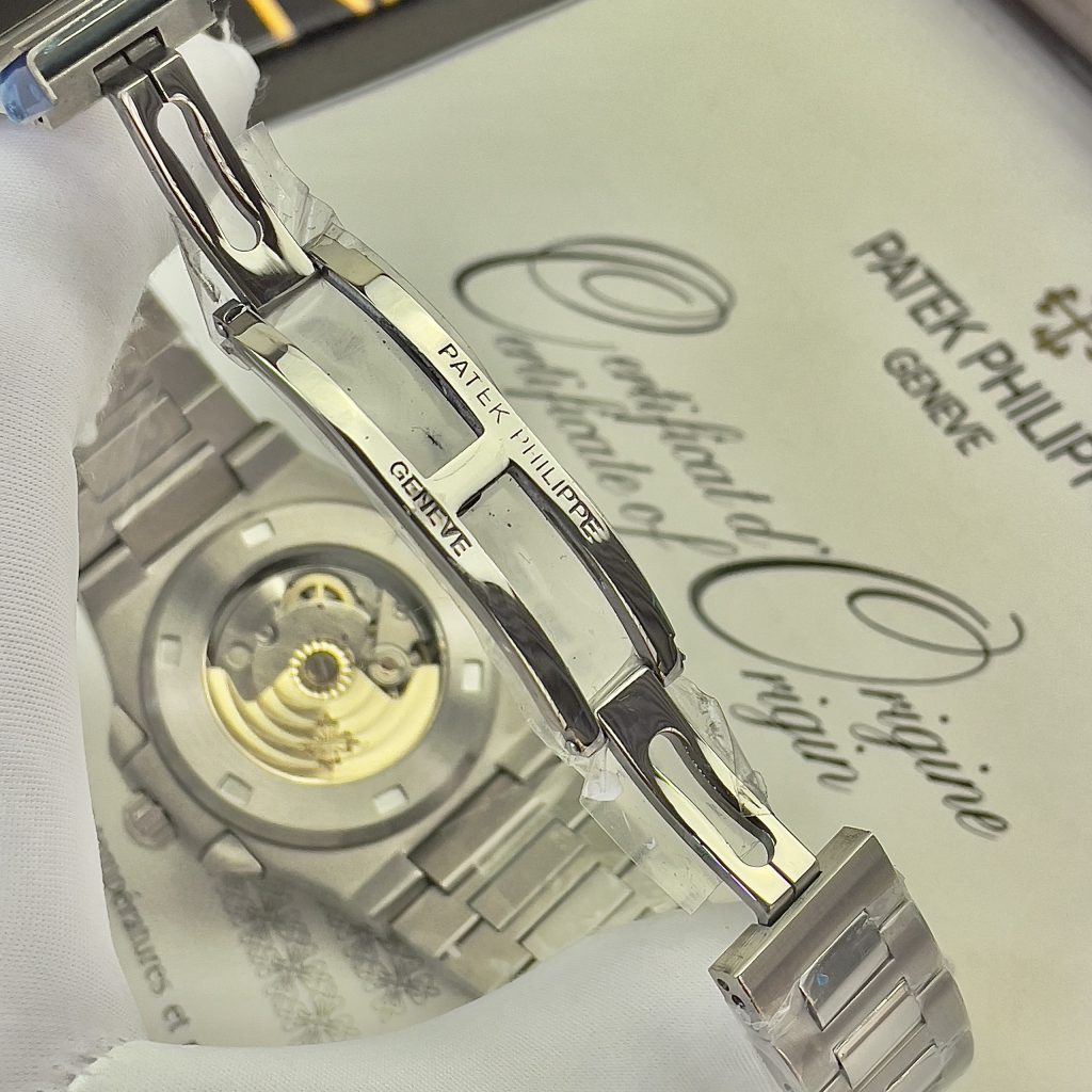 Đồng hồ fake cao cấp Patek Philippe Nautilus nam máy cơ automatic nhật 40mm