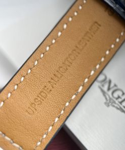 Đồng hồ cơ nam mặt xanh dây da Longines Master super fake 1:1 cao cấp 40mm