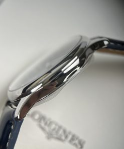 Đồng hồ cơ nam mặt xanh dây da Longines Master super fake 1:1 cao cấp 40mm