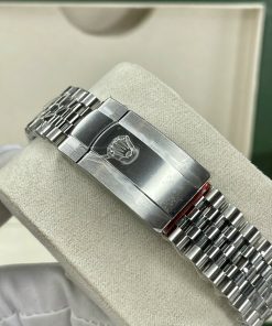 Đồng hồ Rolex DateJust nam máy cơ dây kim loại mặt vân gấp xanh green fake cao cấp 36/41mm