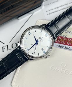 Đồng hồ Omega Deville Co-Axial Chronometer nam máy cơ dây da fake cao cấp 40mm