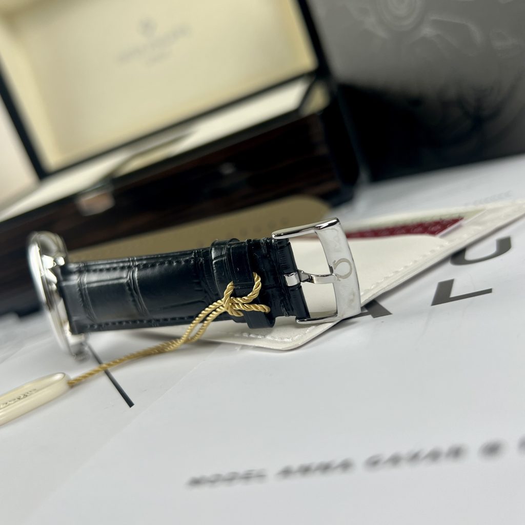 Đồng hồ Omega Deville Co-Axial Chronometer nam máy cơ dây da fake cao cấp 40mm