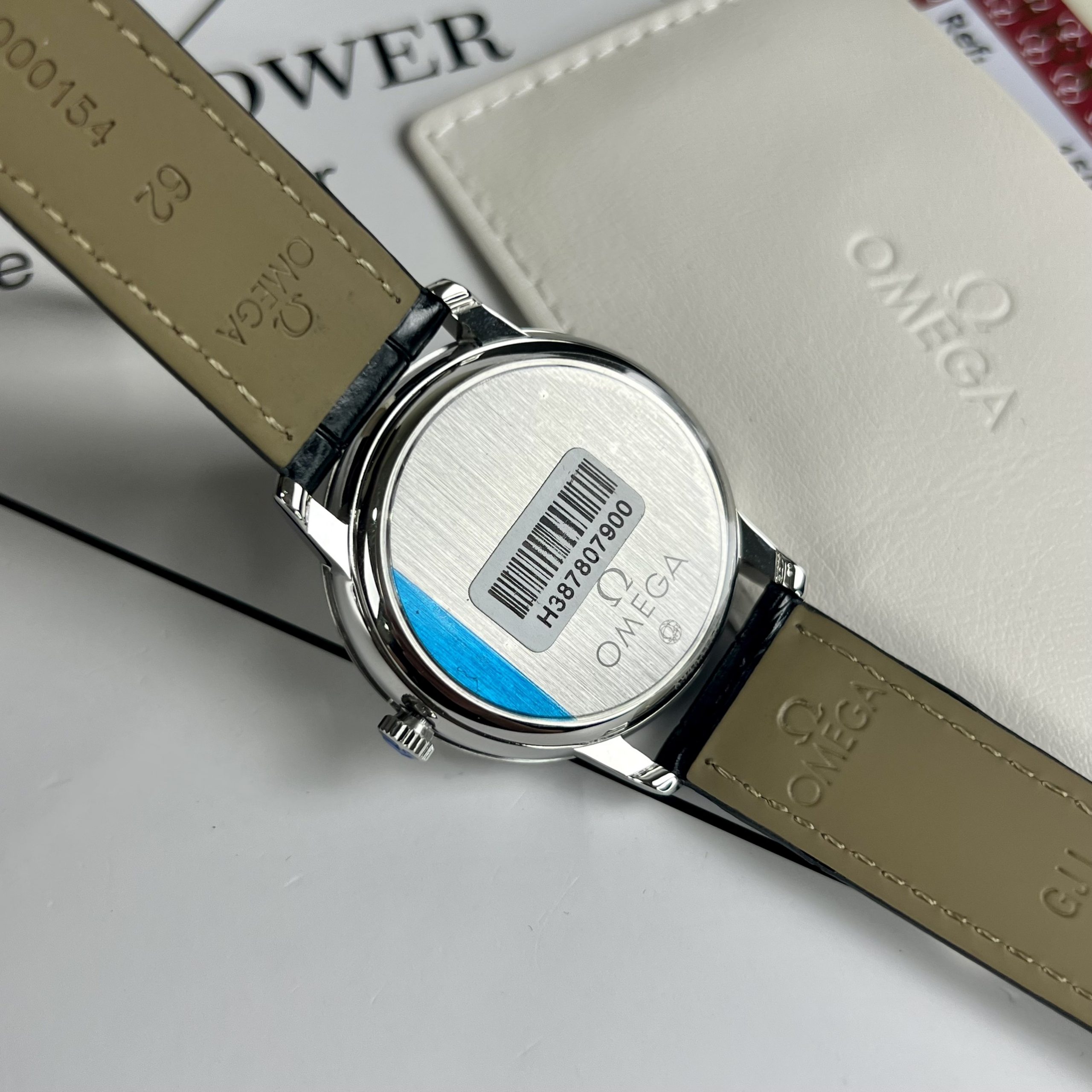 Đồng hồ fake cao cấp Omega Deville Co-Axial Chronometer nam máy cơ dây da đen 40mm Đồng hồ fake cao cấp Omega Deville Co-Axial Chronometer nam máy cơ dây da đen 40mm